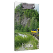 Denali Express Alaska Train Vacation Fotografie Klembord (Rechts)