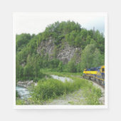 Denali Express Alaska Train Vacation Fotografie Servetten (Voorkant)