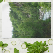 Denali Express Alaska Train Vacation Fotografie Theedoek (Gevouwen)