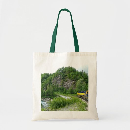 Denali Express Alaska Train Vacation Fotografie Tote Bag (Voorkant)
