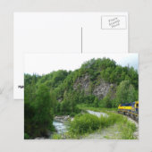 Denali Express Alaska Trein Vakantie Fotografie Briefkaart (Voorkant / Achterkant)