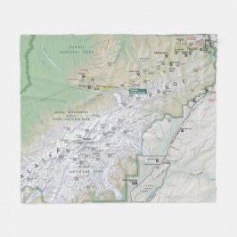 Denali-kaart (Alaska) deken