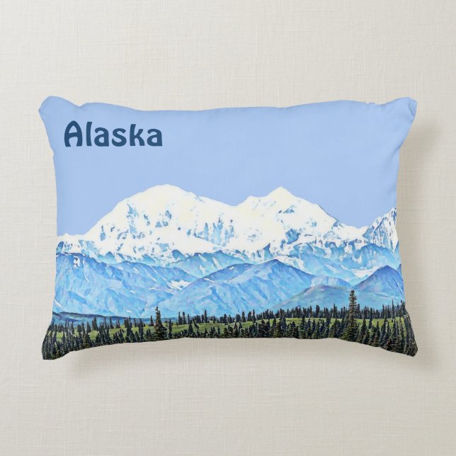 Denali (McKinley) Accent Kussen (Voorkant)