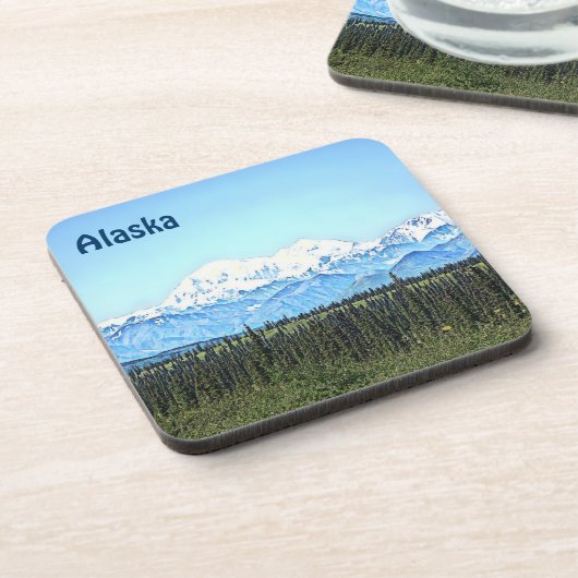 Denali (McKinley) Bier Onderzetter (Linkerzijde)