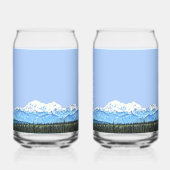 Denali (McKinley) Blikvorm Glas (Achterkant)