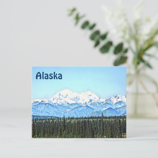 Denali (McKinley) Briefkaart (Staand voorkant)