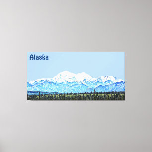 Denali (McKinley) Canvas Afdruk