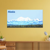 Denali (McKinley) Canvas Afdruk (Insitu (Woonkamer))