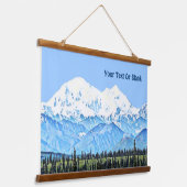 Denali (McKinley) Hangend Wandkleed (Gebogen)