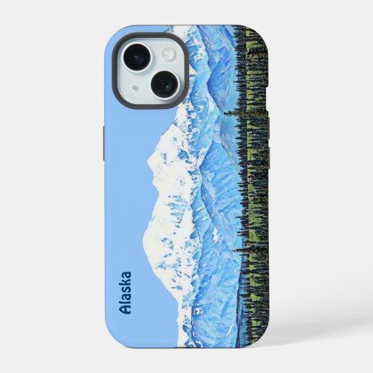 Denali (McKinley) OtterBox iPhone Case iPhone 15 Case (Achterkant)