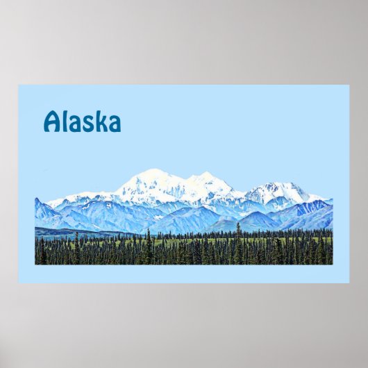 Denali (McKinley) Poster (Voorkant)