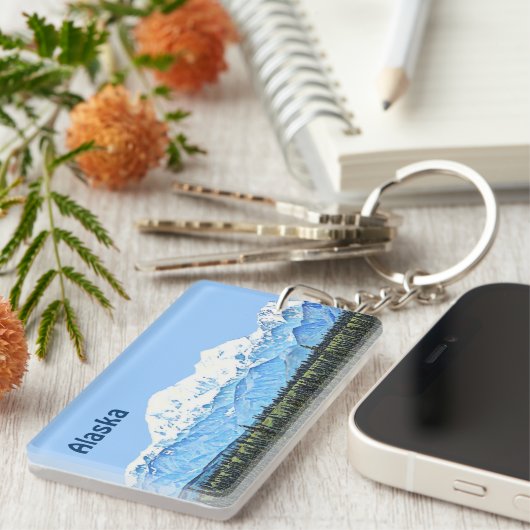 Denali (McKinley) Sleutelhanger (Voorkant Rechts)