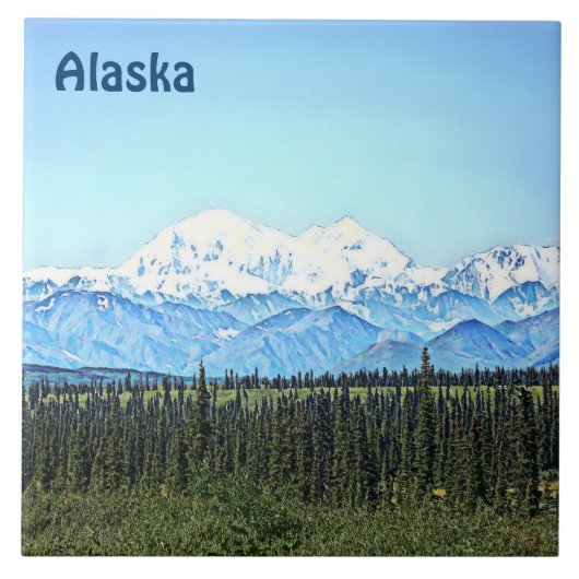 Denali (McKinley) Tegeltje (Voorkant)