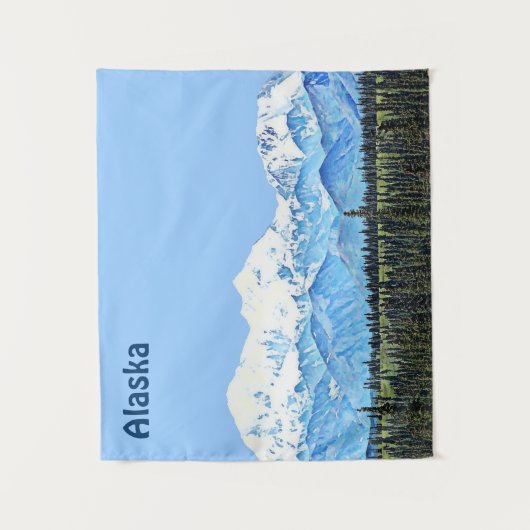 Denali (McKinley) Wandkleed (Voorkant)