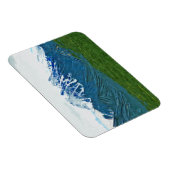 Denali met de rivieren alaska Abstract indrukken Magneet (Rechterzijde)