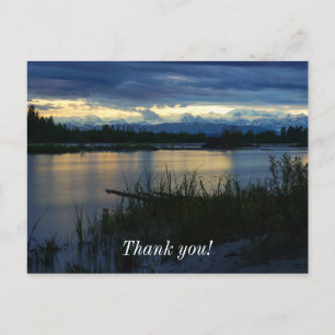 Denali Middernacht Zonsondergang Briefkaart