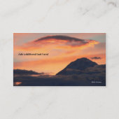 Denali, Midnight Profile Card Visitekaartje (Achterkant)