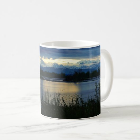 Denali Midnight Sunset Coffee Mok (Voorkant rechts)