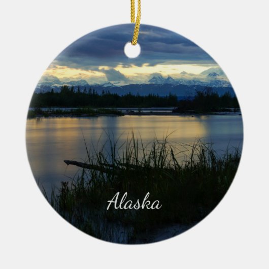 Denali Midnight Sunset Ornament (Voorkant)