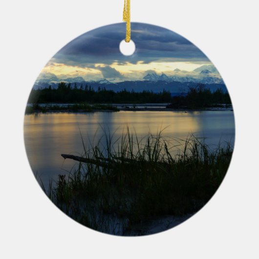 Denali Midnight Sunset Ornament (Achterkant)