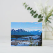 Denali Mountain Range Briefkaart (Staand voorkant)