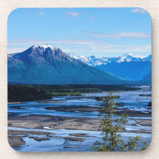 Denali Mountain Range Drankjes Onderzetter (Voorkant)