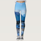 Denali Mountain Range Leggings (Voorkant)
