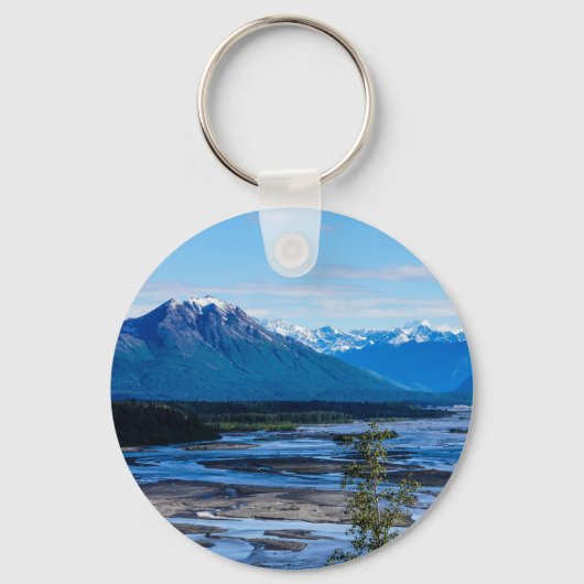 Denali Mountain Range Sleutelhanger (Voorkant)