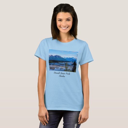 Denali Mountain Range T-shirt (Voorkant volledig)