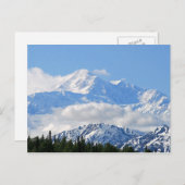 Denali / Mt McKinley Alaska Briefkaart (Voorkant / Achterkant)