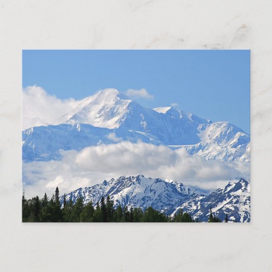 Denali / Mt McKinley Alaska Briefkaart (Voorkant)
