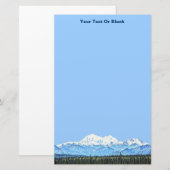 Denali (Mt. McKinley) Briefpapier (Voorkant / Achterkant)