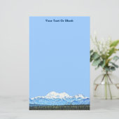 Denali (Mt. McKinley) Briefpapier (Staand voorkant)