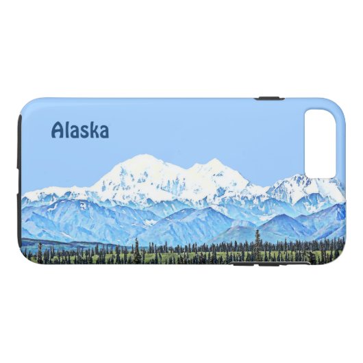 Denali (Mt. McKinley) Case-Mate iPhone Case (Achterkant (Horizontaal))