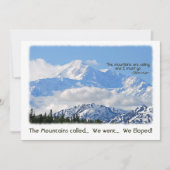 Denali: Mtns belde - We hadden een Eloped. Kaart (Voorkant)