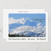Denali: Mtns belde - We hadden een Eloped. Kaart (Voorkant / Achterkant)