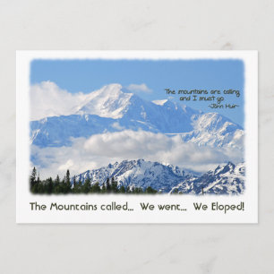 Denali: Mtns belde - We hadden een Eloped. Kaart