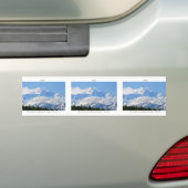 Denali/Mtns bellen-J Muir/met grens Bumpersticker (Op auto)