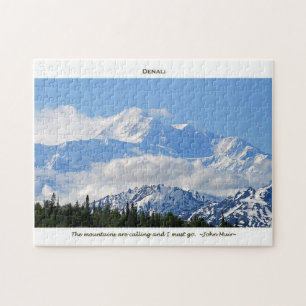 Denali/Mtns bellen-J Muir/met grens Legpuzzel