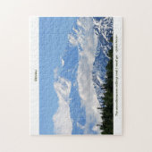 Denali/Mtns bellen-J Muir/met grens Legpuzzel (Verticaal)