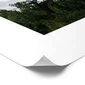 Denali/Mtns bellen-J Muir/met grens Poster (Hoek)