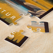 Denali Nationaal Park Alaska Berglandschap Ski Legpuzzel (Zijkant)