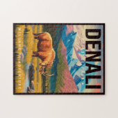Denali Nationaal Park Alaska Berglandschap Ski Legpuzzel (Horizontaal)