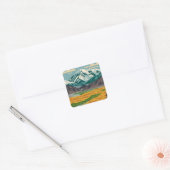 Denali Nationaal Park Alaska Mount Vierkante Sticker (Envelop)