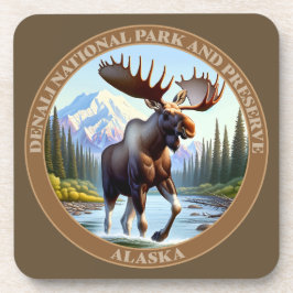 Denali Nationaal Park en Preserve Alaska Bier Onderzetter
