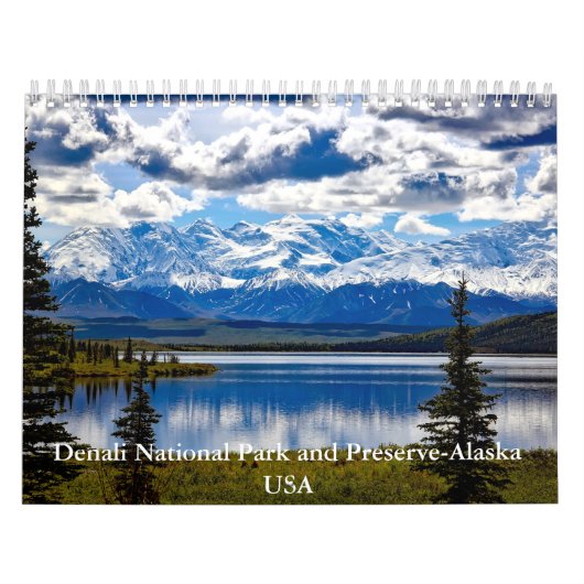 Denali Nationaal Park en Preserve-Alaska Kalender (Hoes)