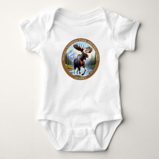 Denali Nationaal Park en Preserve Alaska Romper (Voorkant)