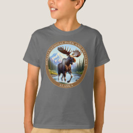Denali Nationaal Park en Preserve Alaska T-shirt