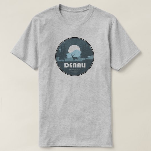 Denali Nationaal Park Herten T-shirt (Design voorkant)