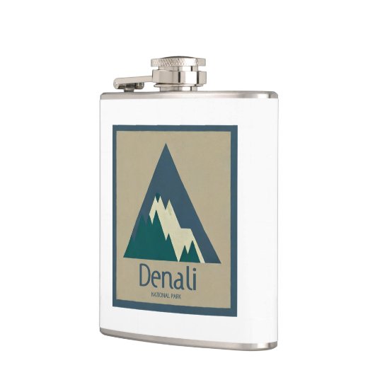 Denali Nationaal Park Rustiek Heupfles (Links)